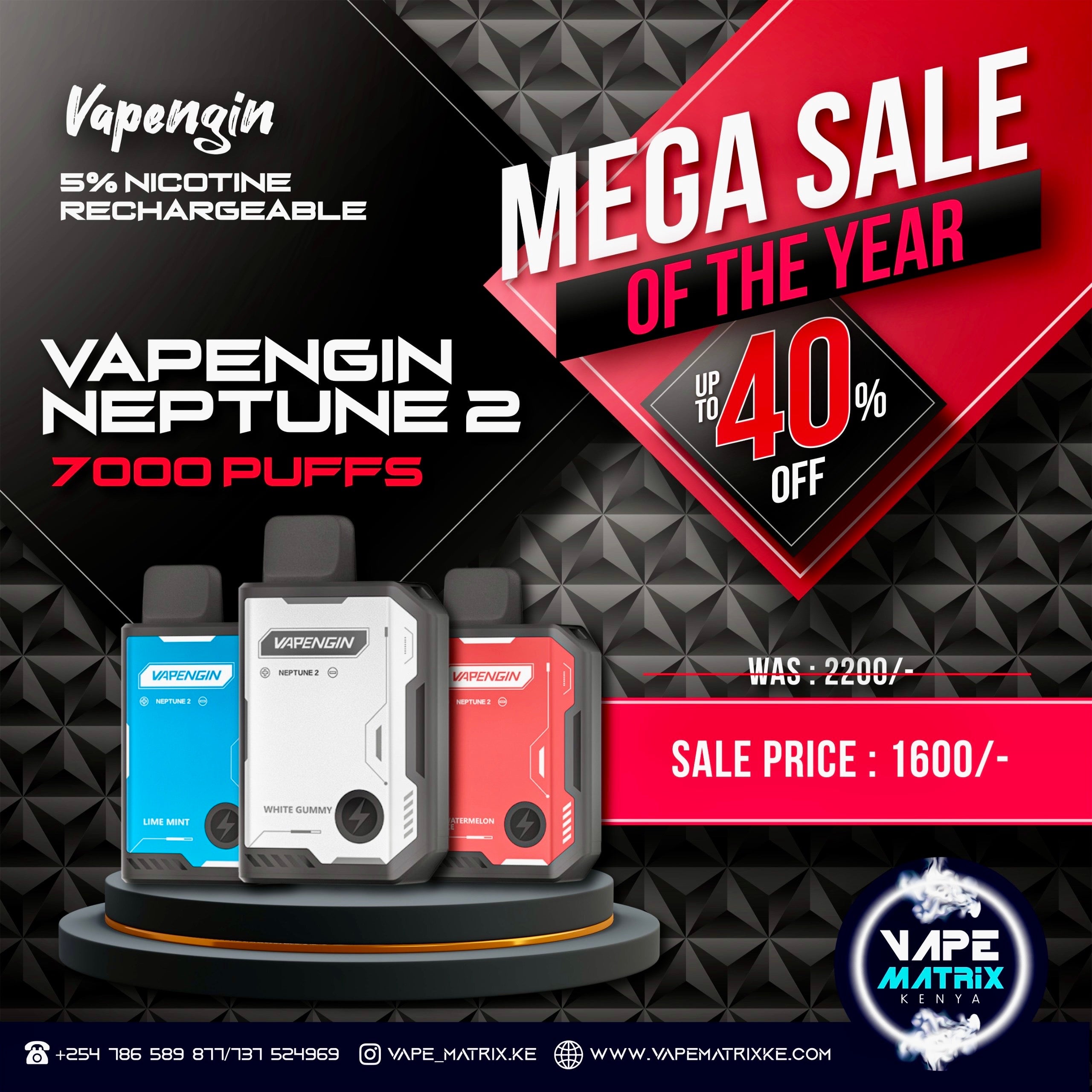 VAPENGIN NEPTUNE 2 Vape Matrix Kenya VAPENGIN NEPTUNE 2 Vape Matrix Kenya