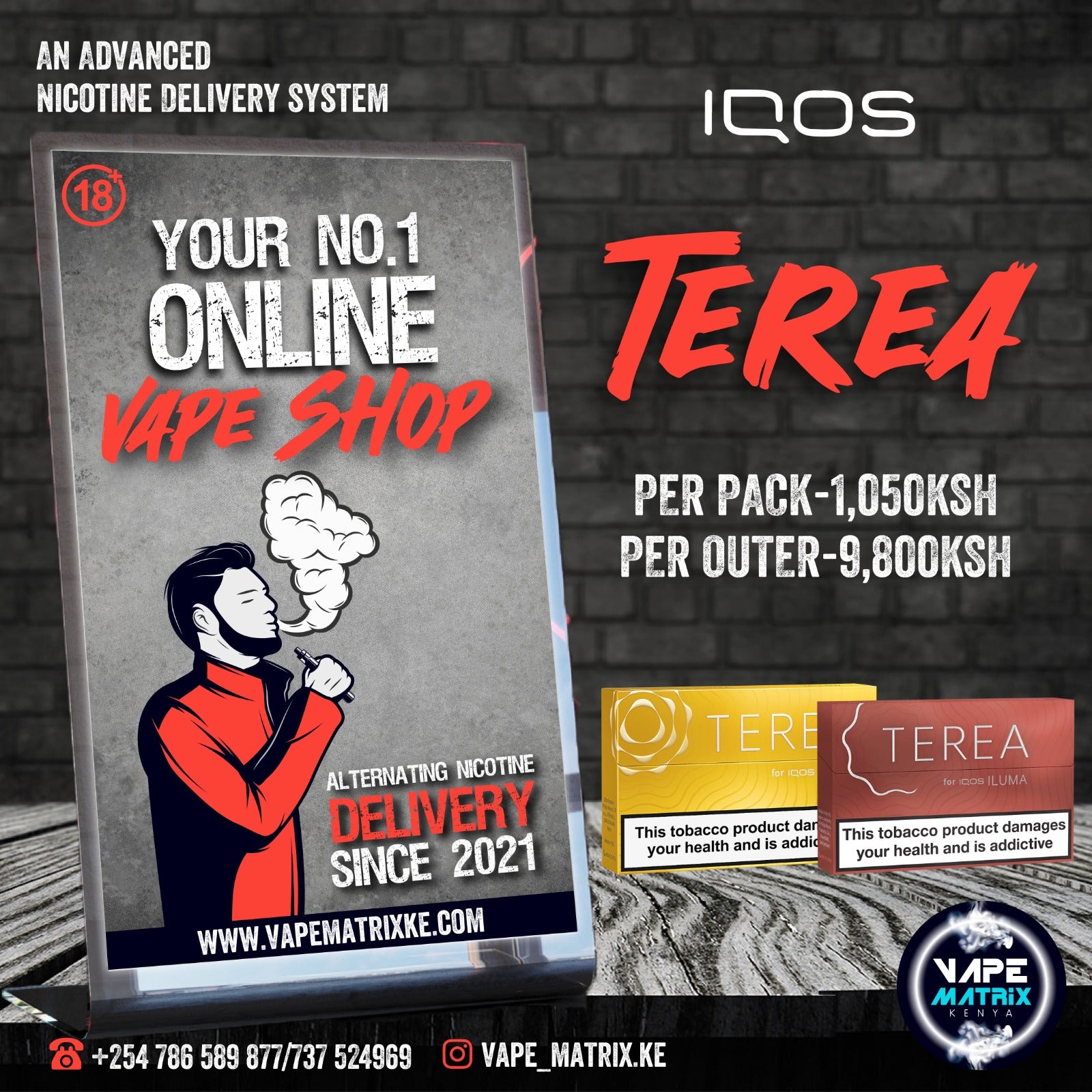 TEREA FOR IQOS ILUMA Vape Matrix Kenya TEREA FOR IQOS ILUMA Vape Matrix Kenya
