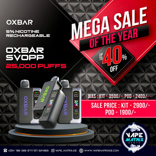 OXBAR SVOPP 25000 PUFFS 5% NIC