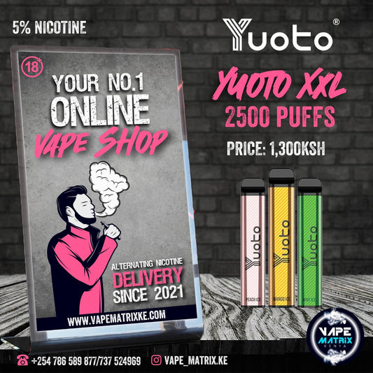 Yuoto XXL 25 PUFFS 5%nic